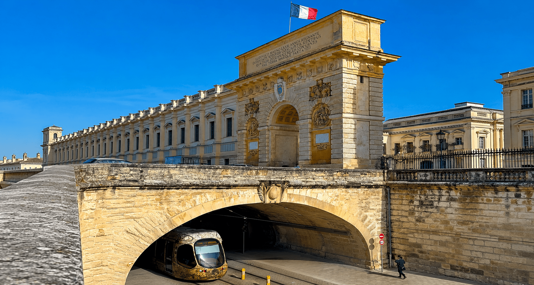 Photos de l'arc de triomphe Montpellier