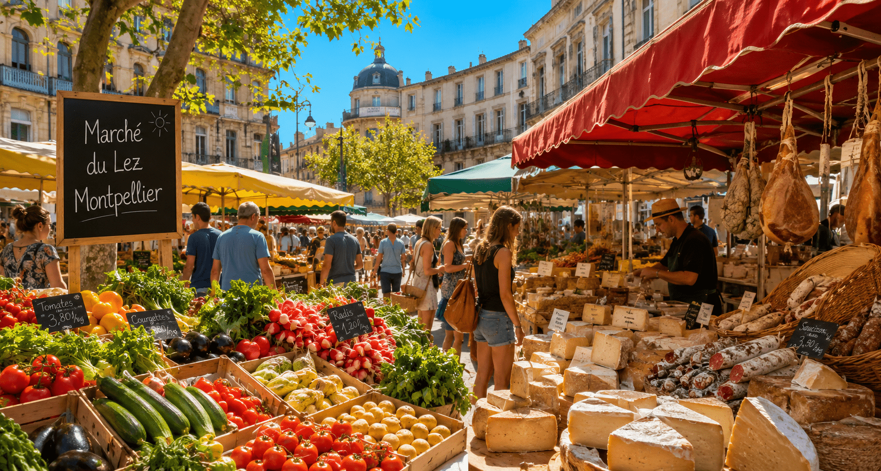 Marché de montpellier
