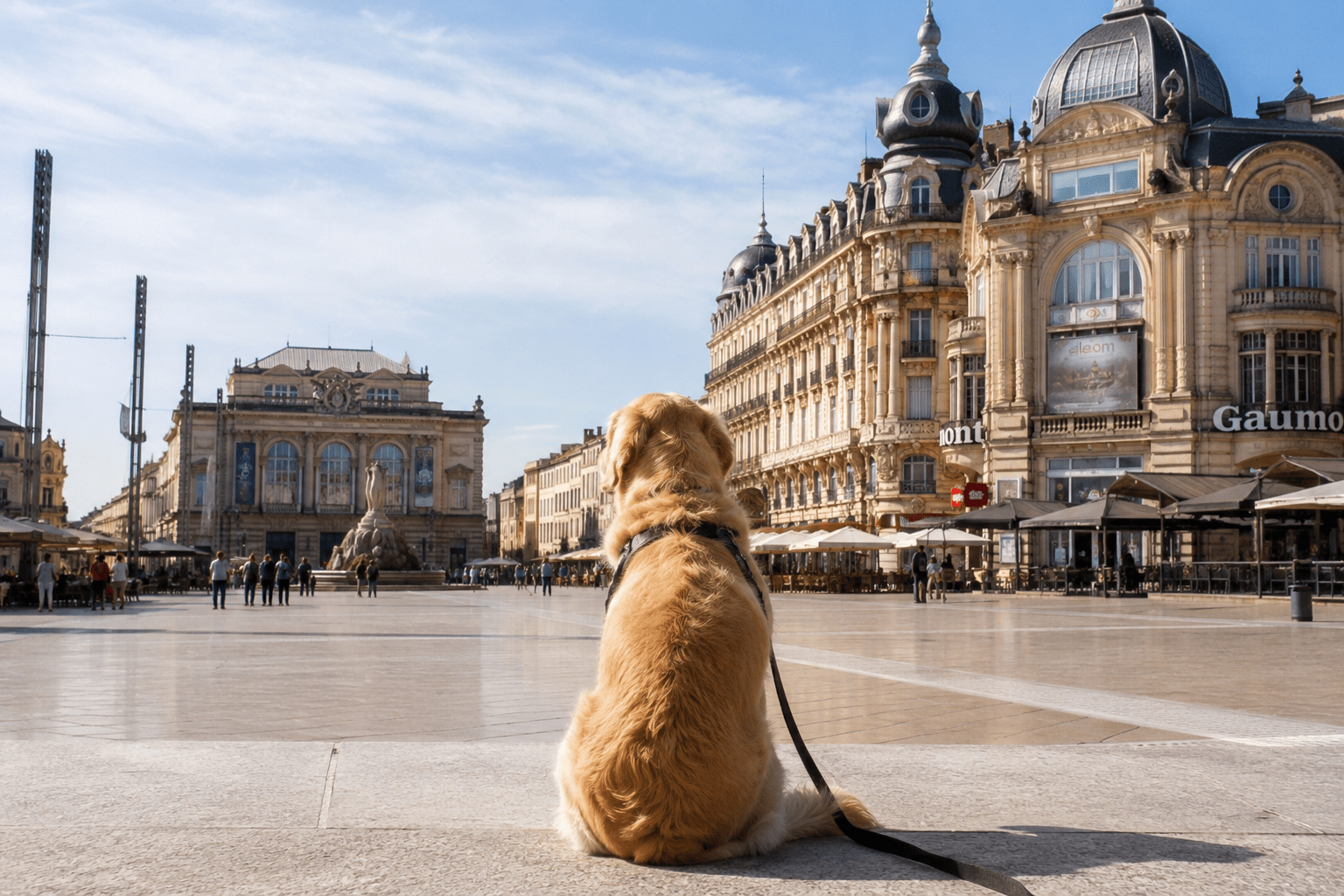 Chiens a Montpellier