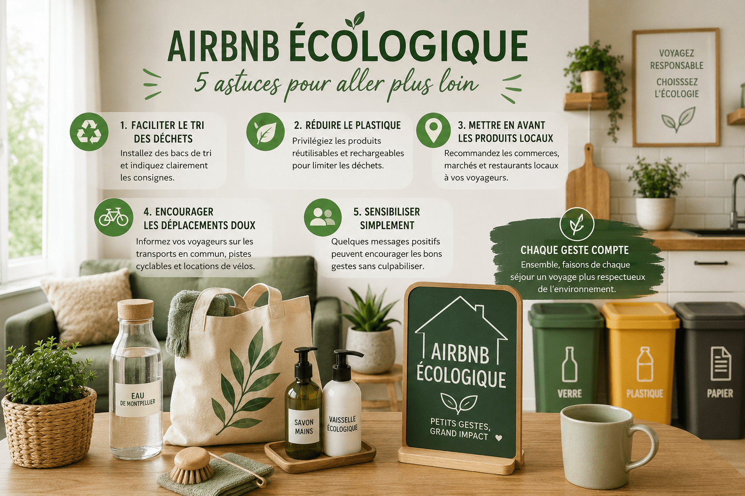 Astuce pour rendre son logement plus éco responsable