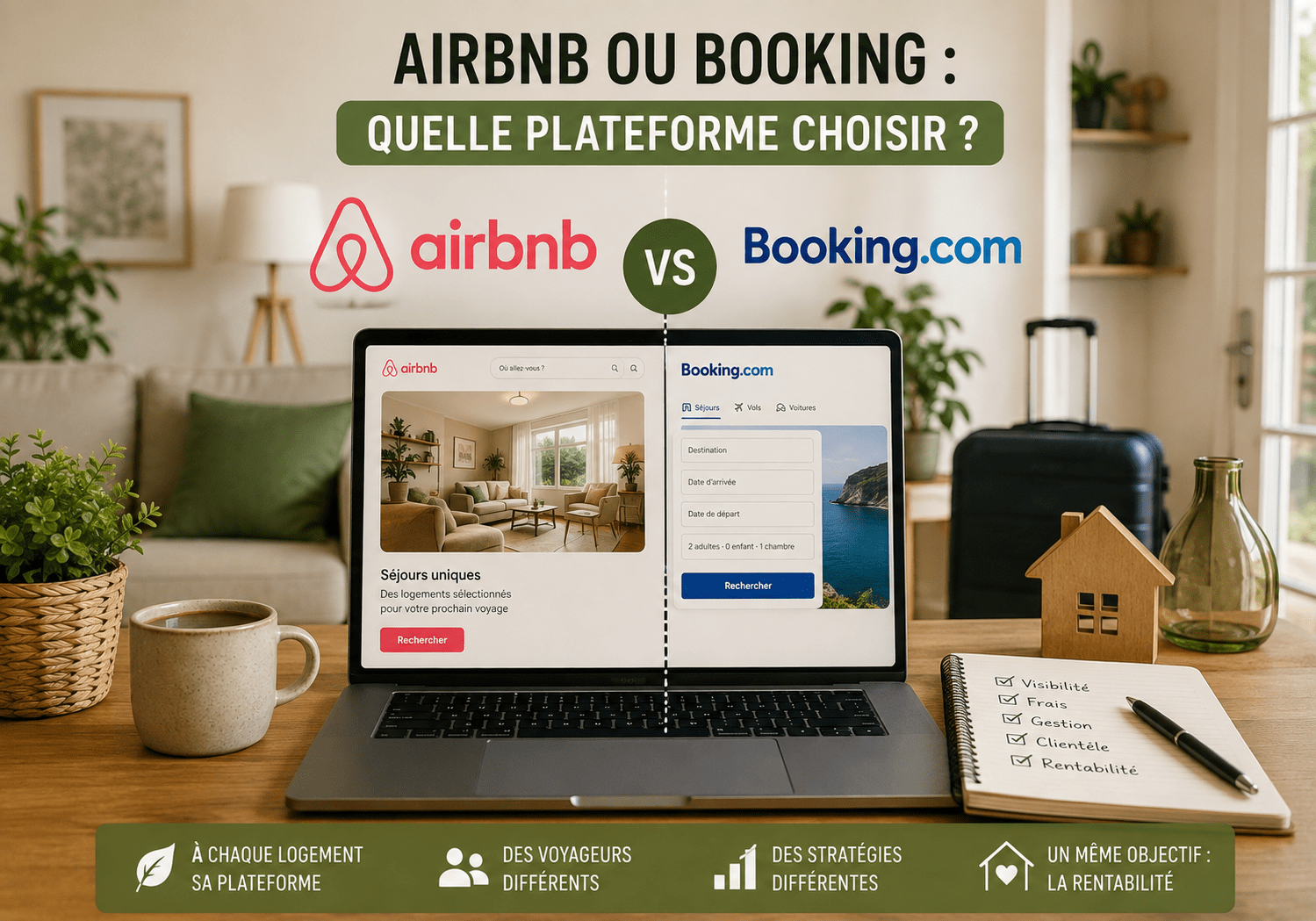 Airbnb ou Booking quel plateforme choisir ?